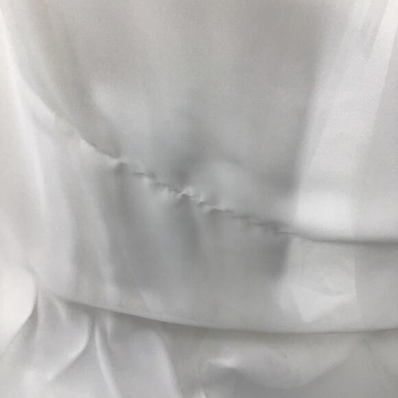 LULU'S S White Dance All Evening Halter Lace Maxi Dress NEW 0B16 *flaw - Picture 9 of 10